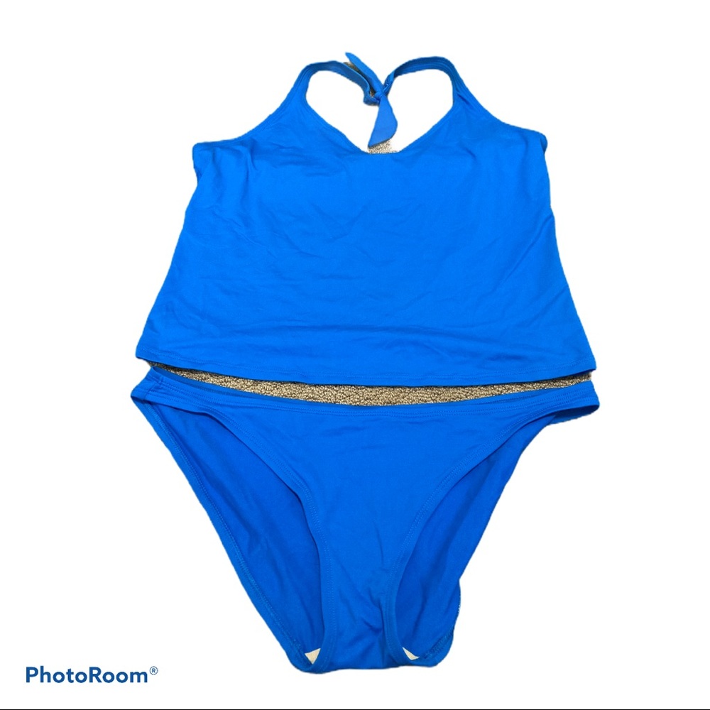 Gap Tankini Top and Low Rise Bikini Bottoms
